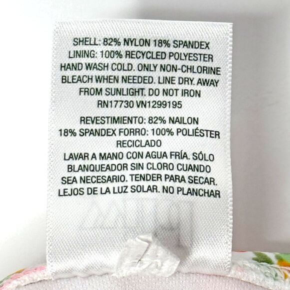 Wild Fable Women's Multi Orange Floral Print Lined Bikini Bottom Size Medium New - Picture 6 of 6